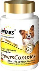 Витамины ЮНИТАБС для собак BreversComplex с Q10 мелких пород с пивными дрожжами 100таб